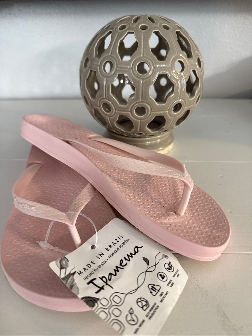 Ipanema Pale Pink Thong Sandals